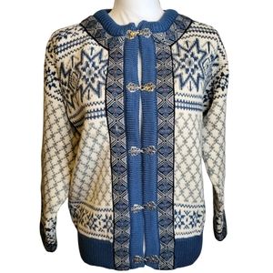 NEW Dale of Norway Fair Isle Button Cardigan
